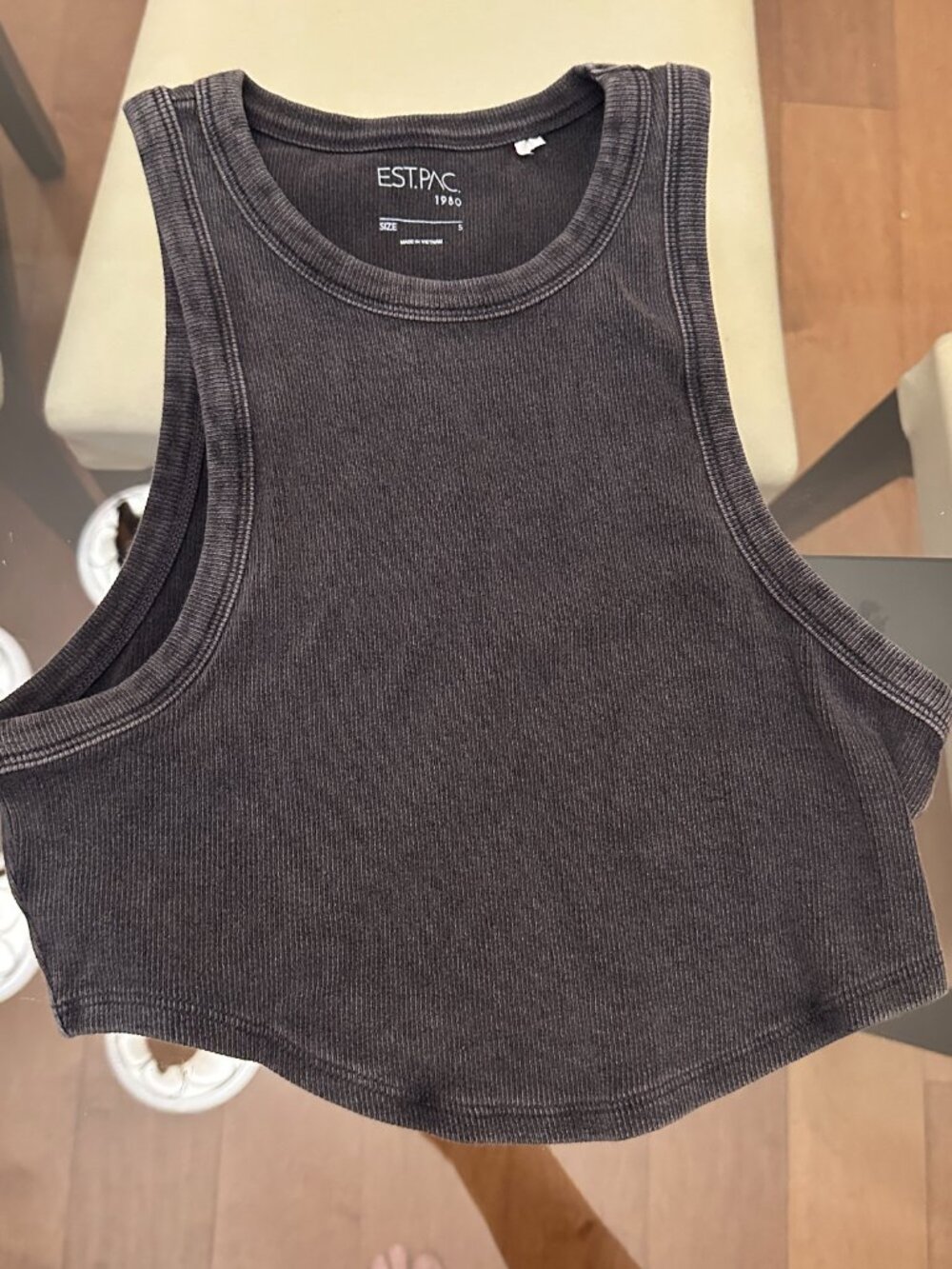 EST PAC Grey Tank Top small